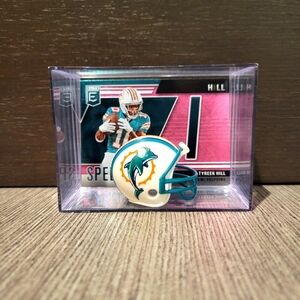 Tyreek Hill Miami Dolphins Mini Helmet Football Sports Box